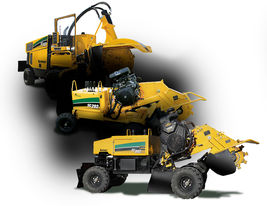 Photo of CKSR Vermeer Grinders SC552, SC382, SC292